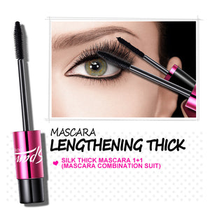 2 IN 1 3D Fiber Makeup eyelashes Mascara 🔥🔥 BUY 2 GET 1 FREE 🔥🔥